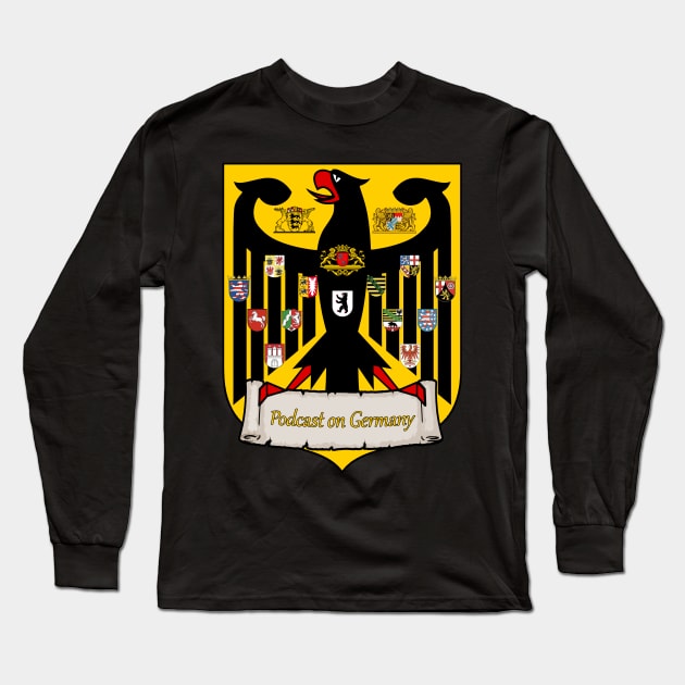Podcast on Germany Long Sleeve T-Shirt by ncollier